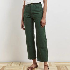 Jesse Kamm Patchfront Handy Pants, Forest Service Green size 14